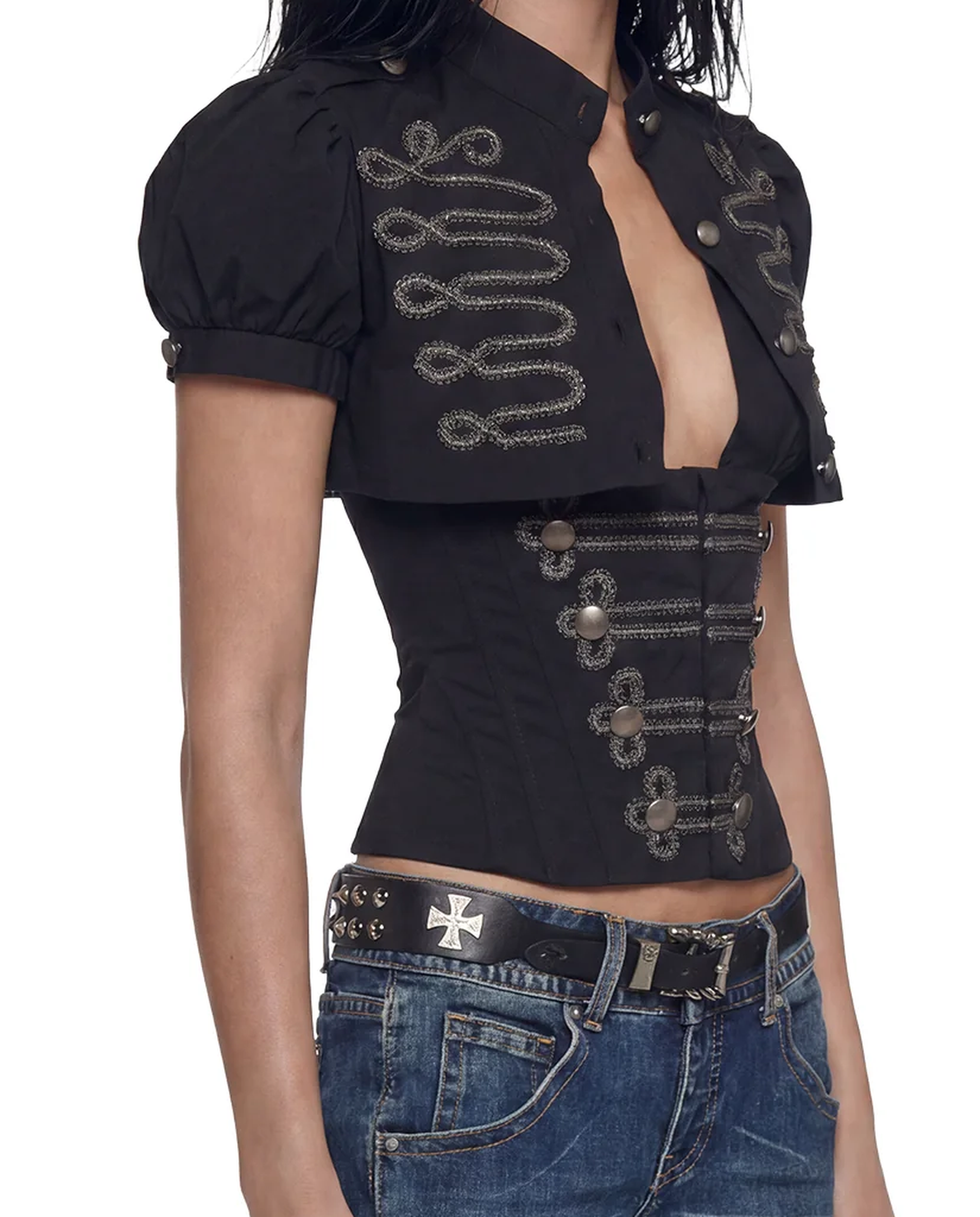 Baroque Cutout Top - 1