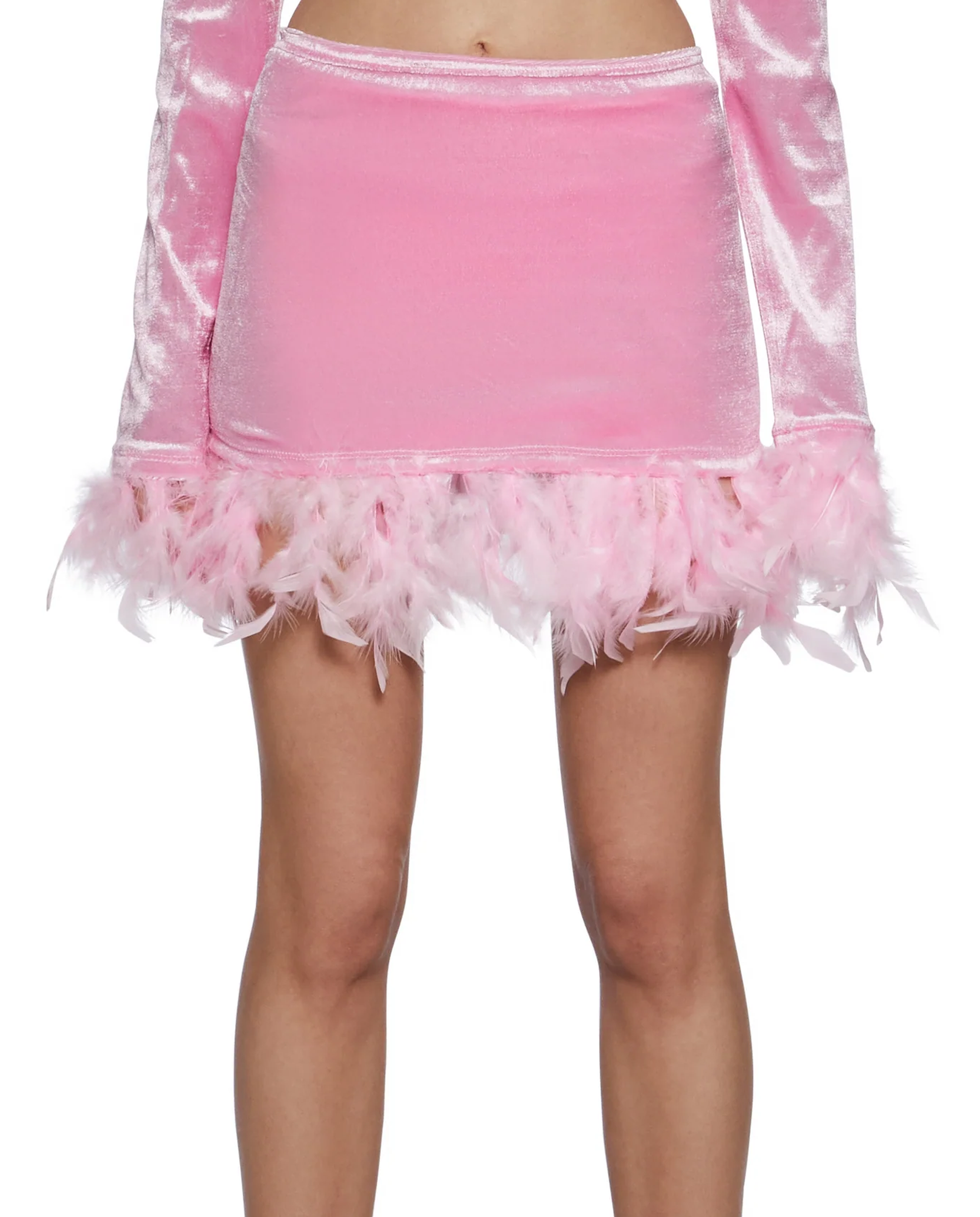 Velvet Marabou Etek - 1