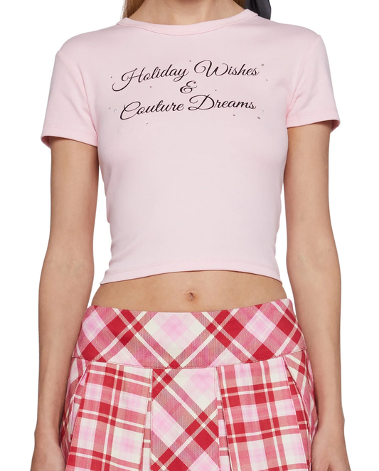 Blush Coquette Tee - 1