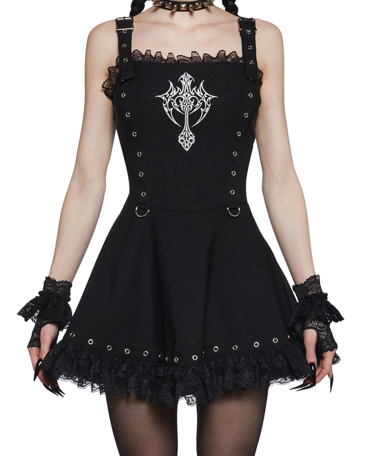 Crucifix Doll Elbise - 1