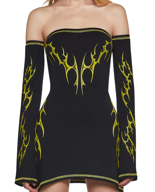 Toxic Flame Elbise - 1