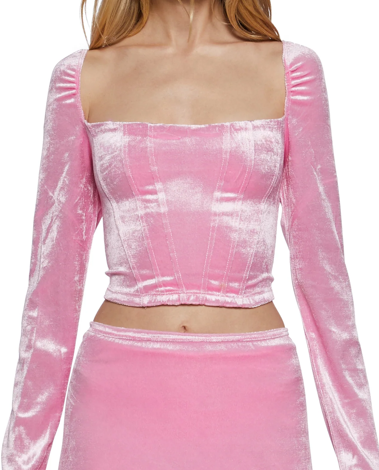 Blush Velvet Top - 1