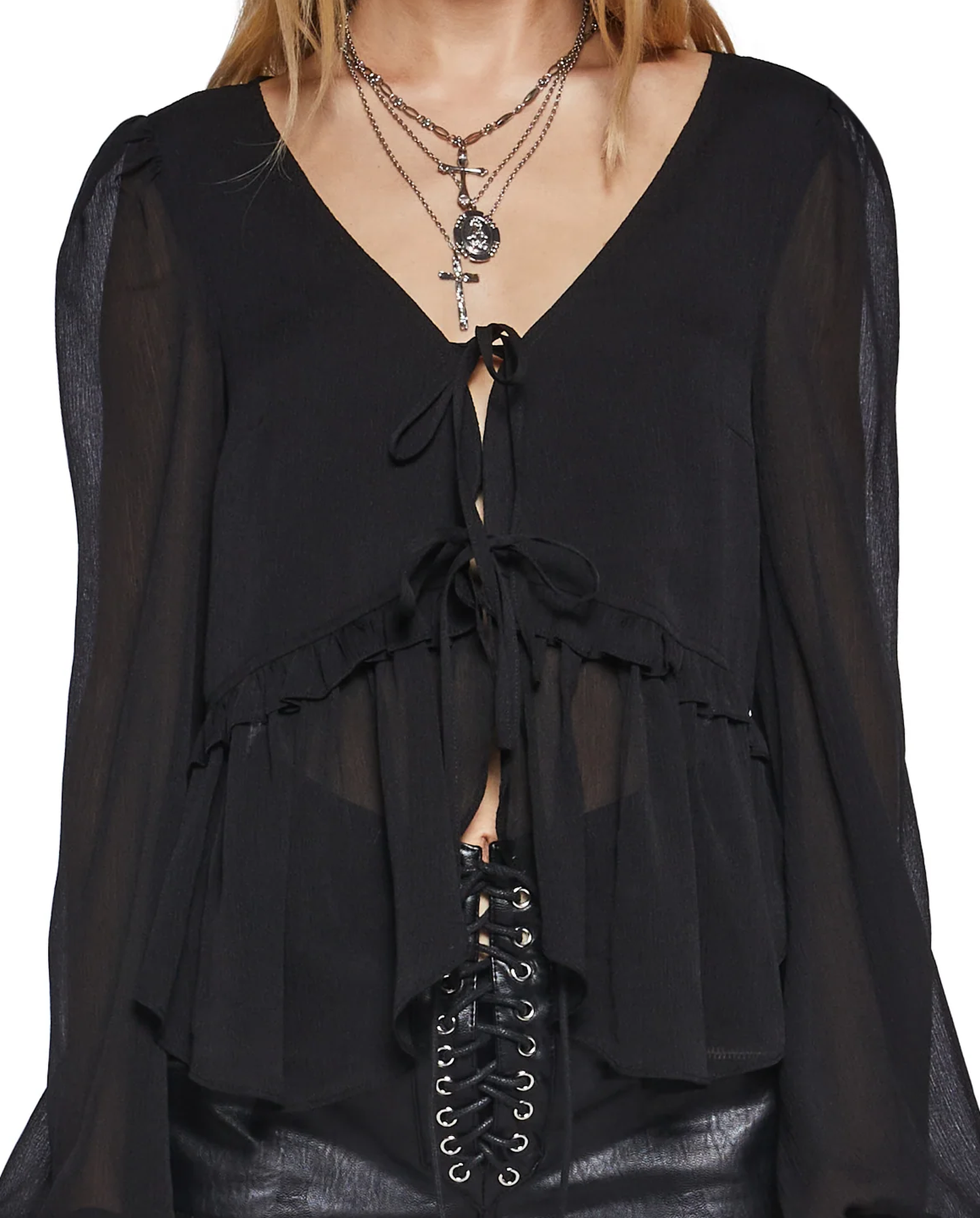 Raven Plunge Top - 1