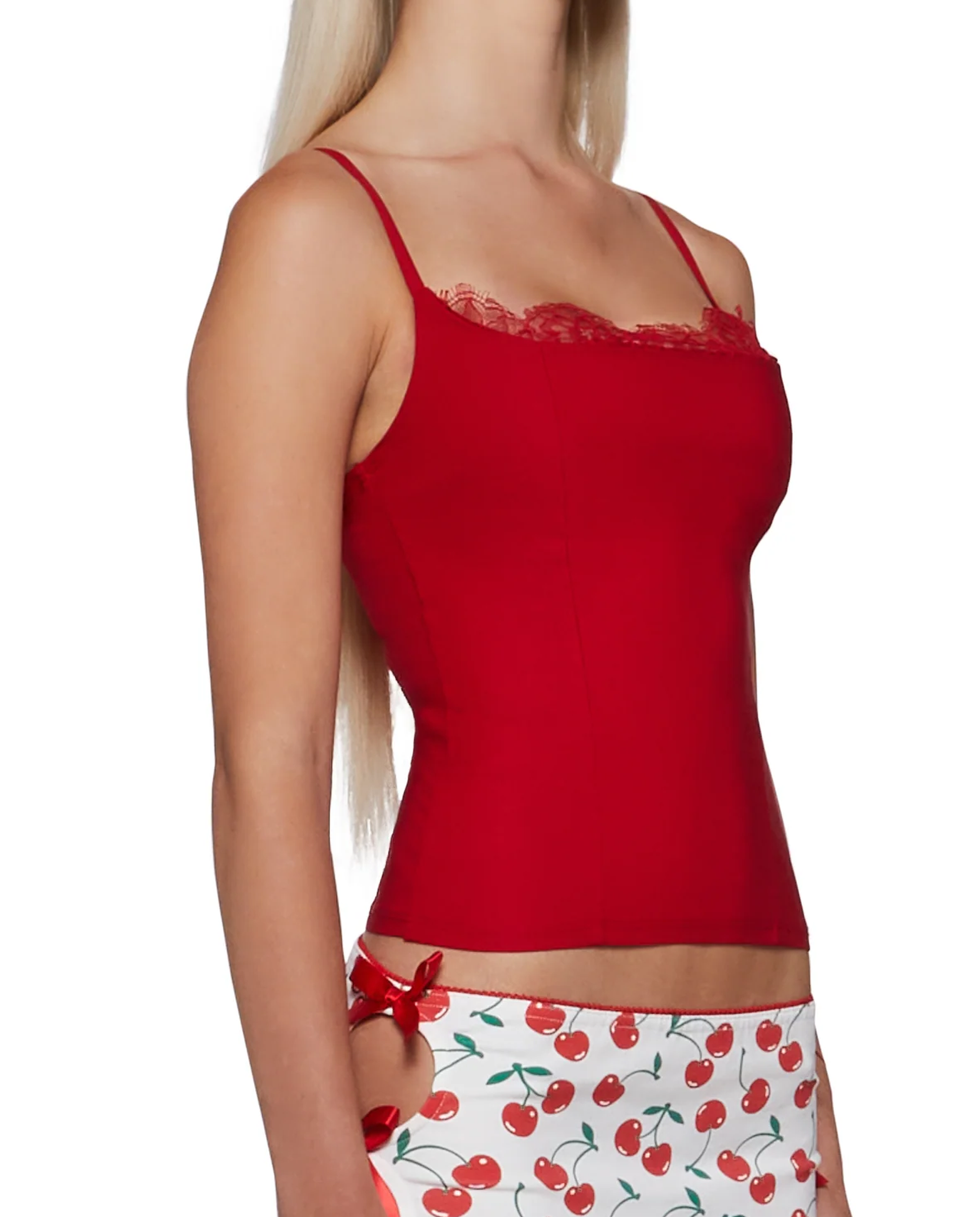 Cherry Strap Top - 2