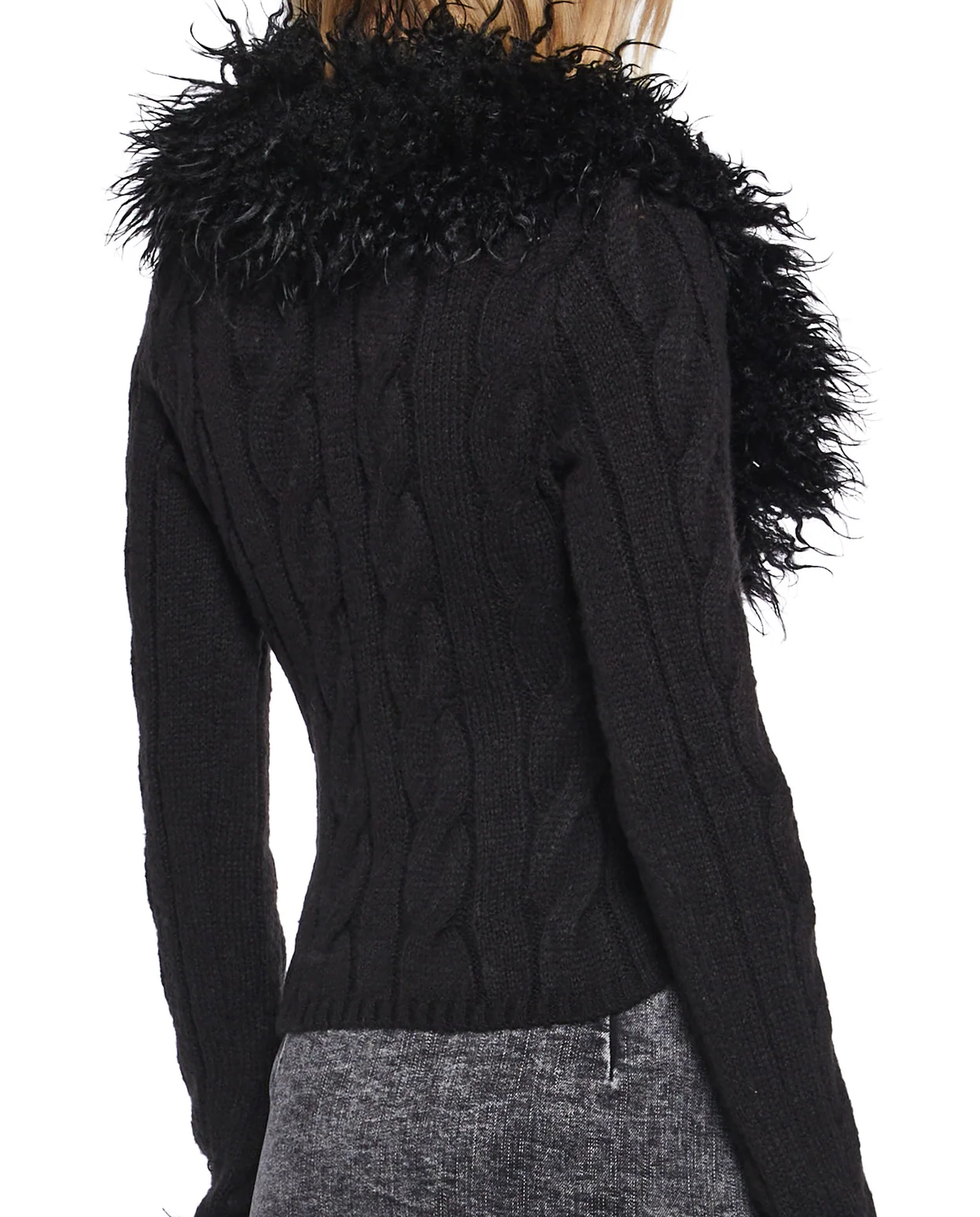 Raven Fur Top - 2