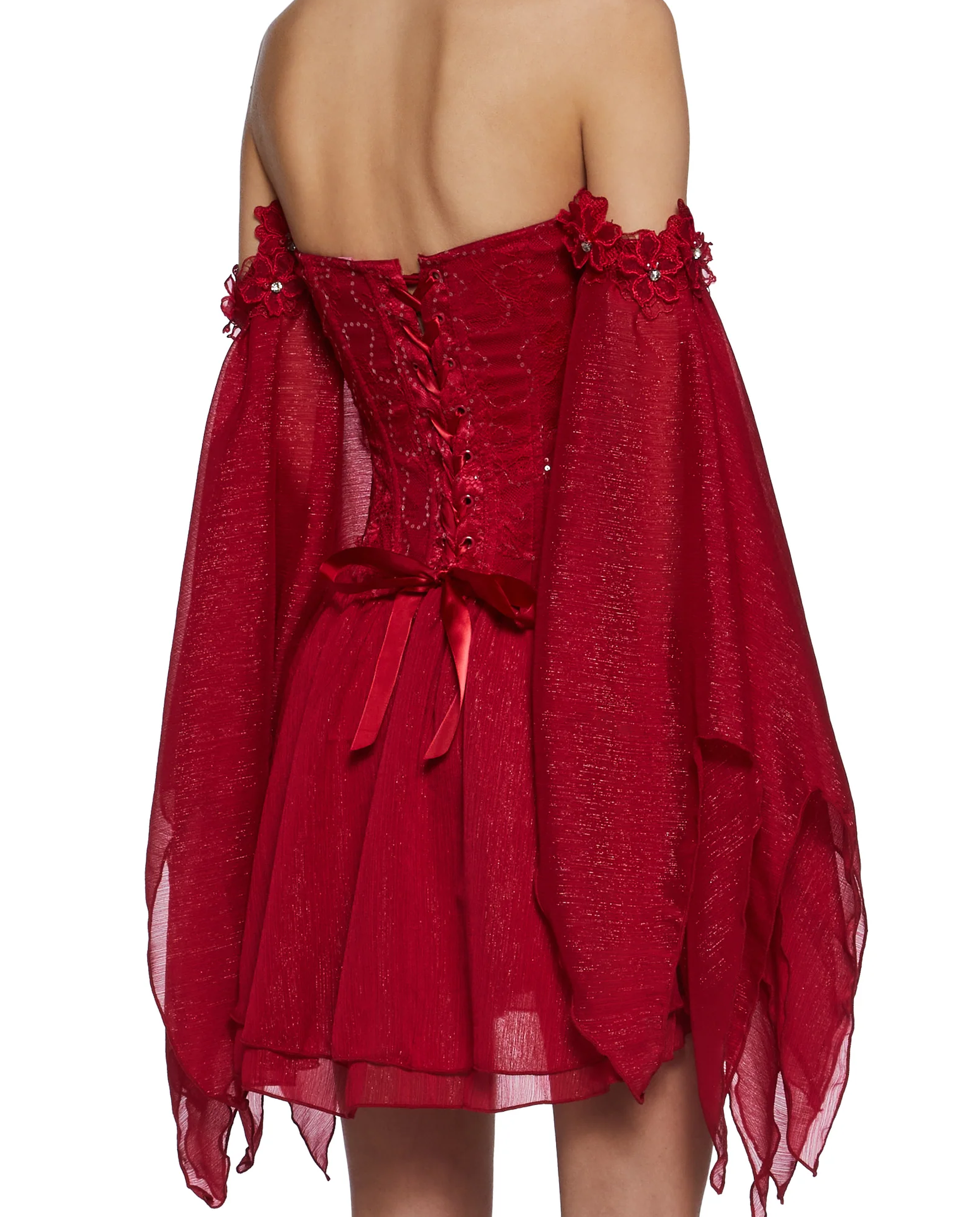 Crimson Vow Elbise - 2