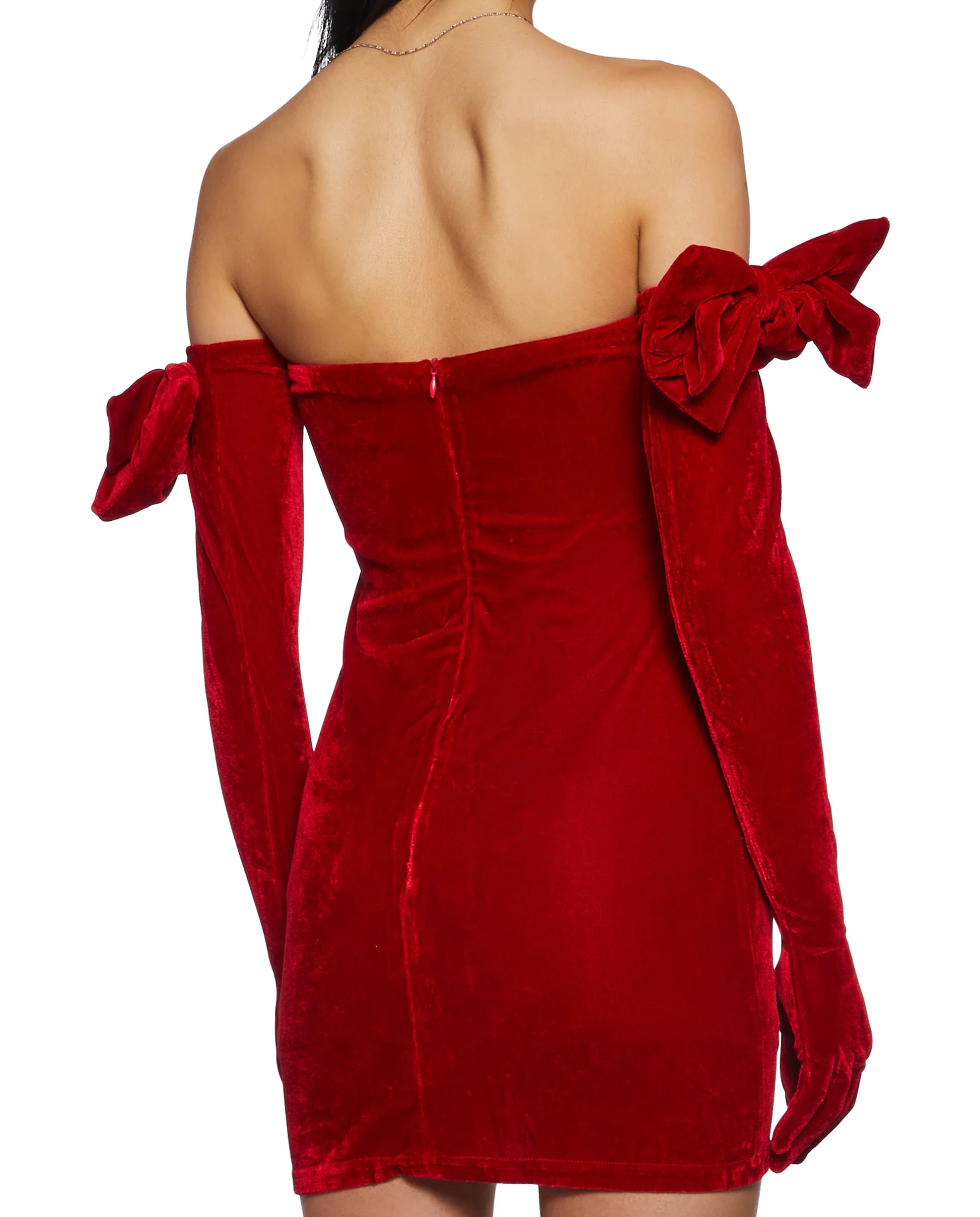 Rouge Ribbon Elbise - 2
