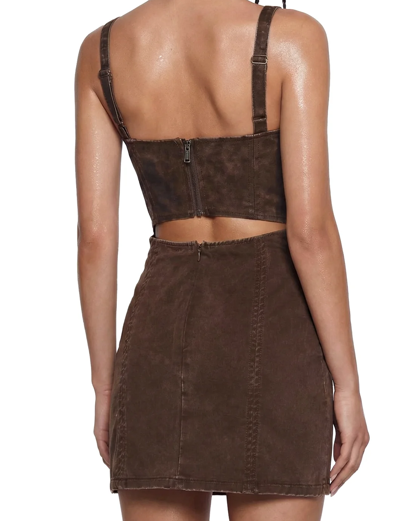 Cocoa Corset Elbise - 2