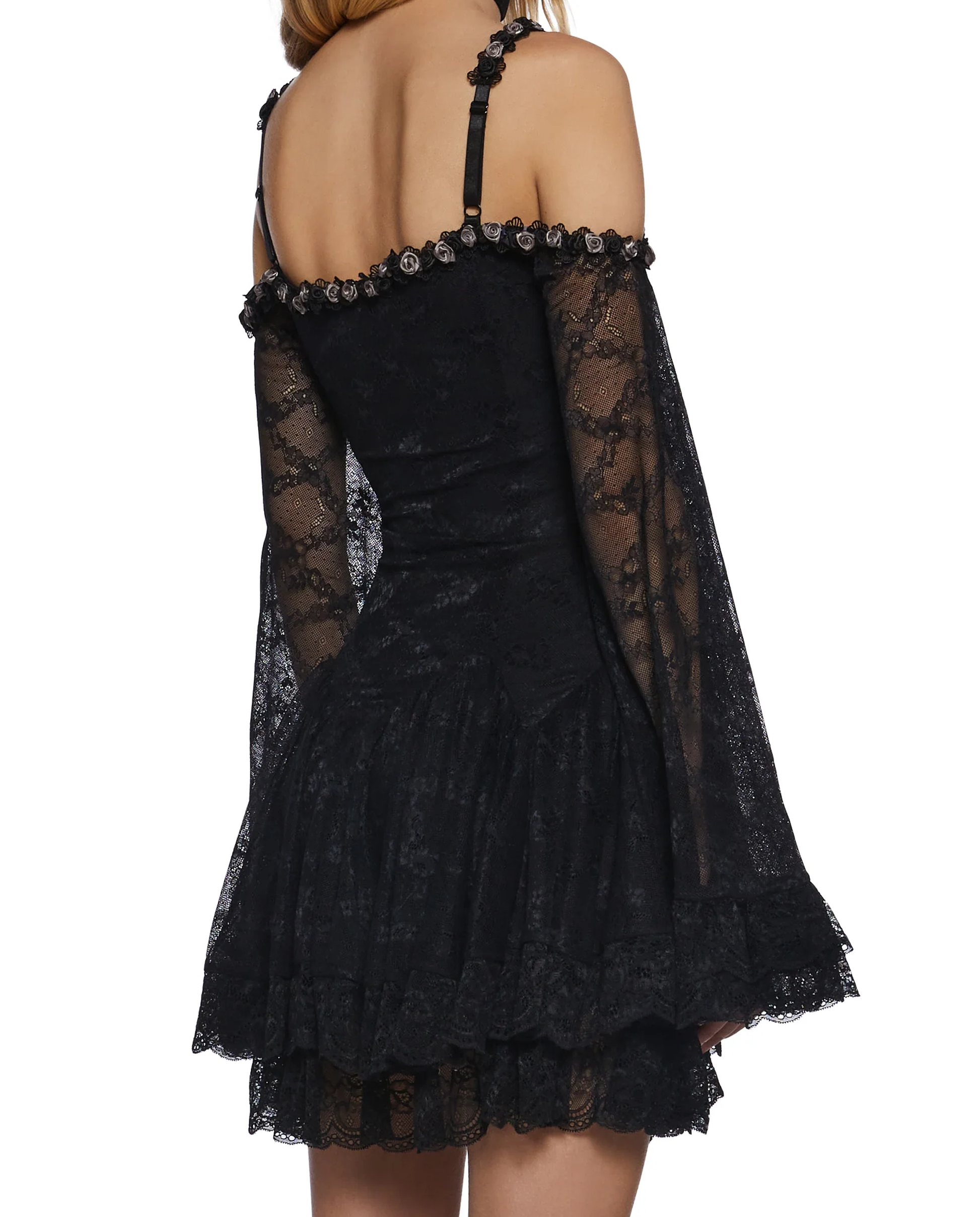 Raven Lace Elbise - 2