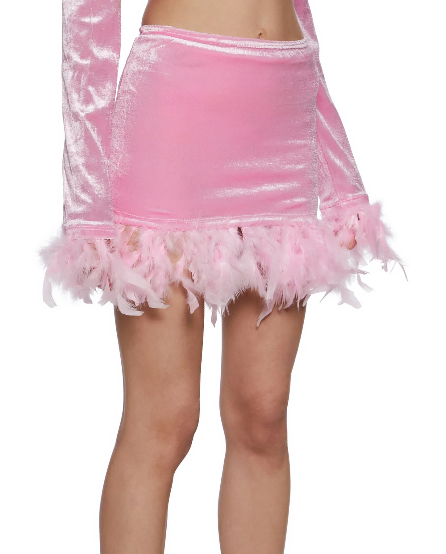 Velvet Marabou Etek - 2