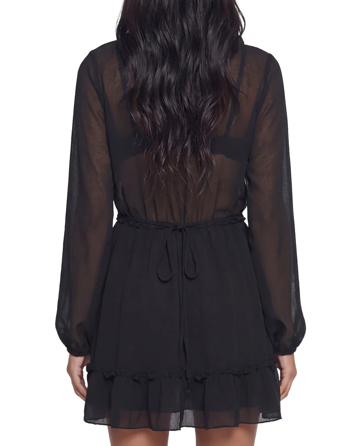 Raven Puff Elbise - 2
