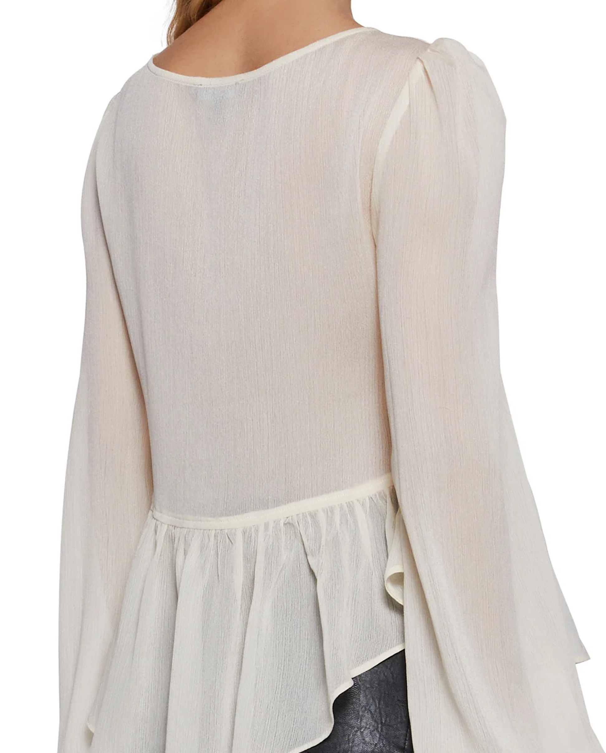 Ivory Tie Top - 2