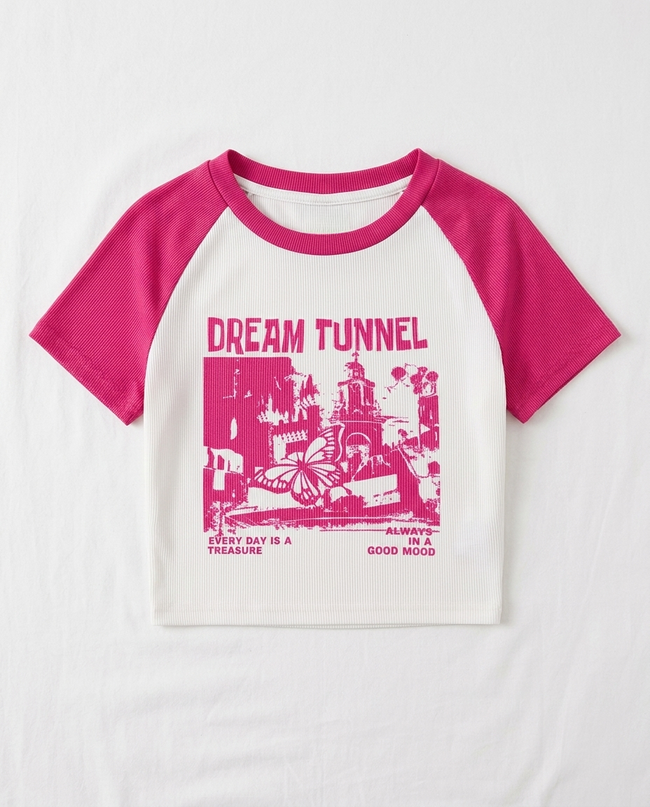 Butterfly Haze Crop Top